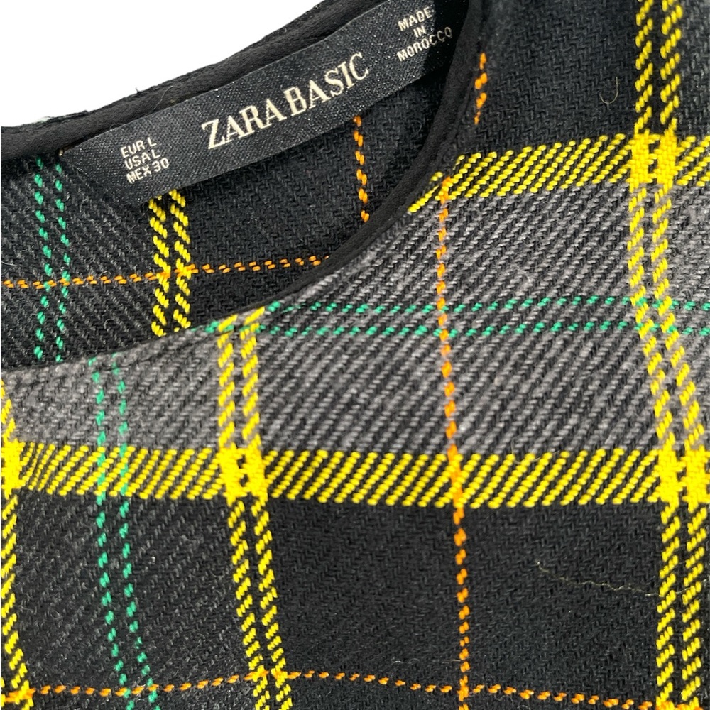 Zara Plaid Skirt and Matching Blouse - Picture 9 of 10